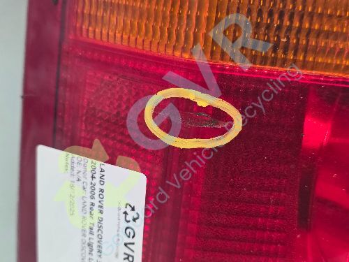 LAND ROVER DISCOVERY 3 TDV6 L319 2004-2006 Rear Tail Light Left Side