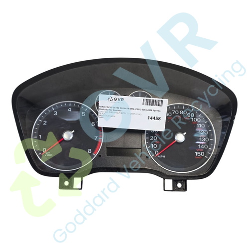 FORD FOCUS ZETEC MK2 (C307) 2004-2008 Speedo Clocks & Rev Counter